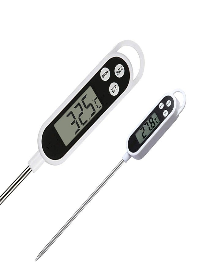 Sakrai Digital Food & Liquid Thermometer Long Stainless Steel Probe For Testing All Types Of Meat Oil Food Instant Read Best Digital Thermometer - Image 2